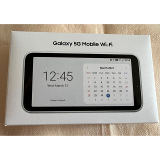 ギャラクシー(Galaxy)のGalaxy 5G Mobile Wi-Fi SCR01SWU ホワイト(その他)