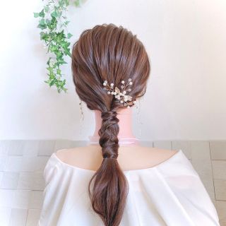 パール 小枝 ピン ヘアアクセサリー (その他)