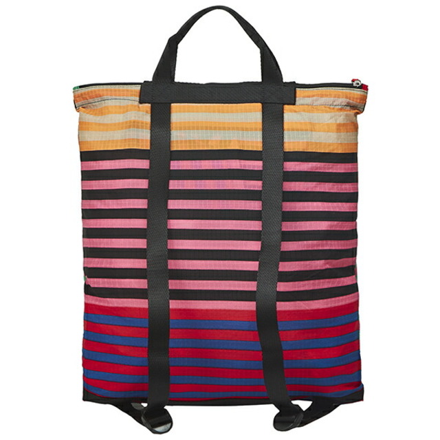 marimekko(マリメッコ)の新品 マリメッコ Marimekko リュックサック キオスキ FUNNY B-PACK TASARAITA ダークブルー/ピンク/マルチ レディースのバッグ(リュック/バックパック)の商品写真