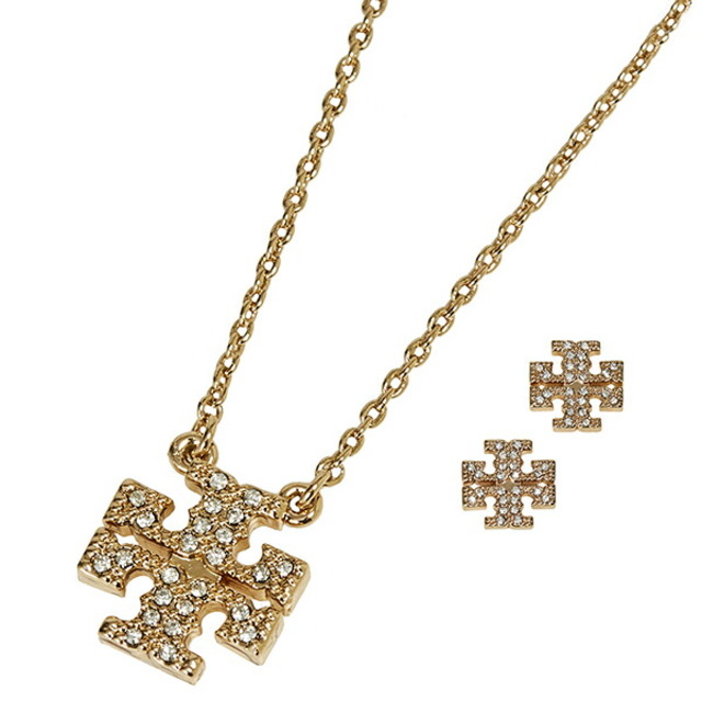 Tory Burch(トリーバーチ)の新品 トリーバーチ TORY BURCH ネックレス キラ ローズゴールドクリスタル レディースのアクセサリー(ネックレス)の商品写真