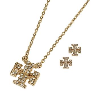 トリーバーチ(Tory Burch)の新品 トリーバーチ TORY BURCH ネックレス キラ ローズゴールドクリスタル(ネックレス)