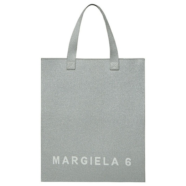 新品 エムエムシックス MM6 Maison Margiela トートバッグ ルレックス シルバー