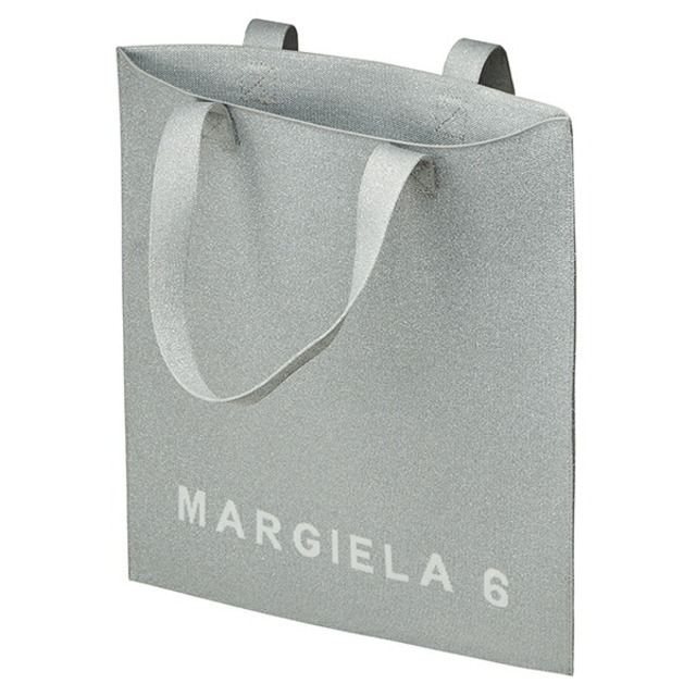 新品 エムエムシックス MM6 Maison Margiela トートバッグ ルレックス シルバー