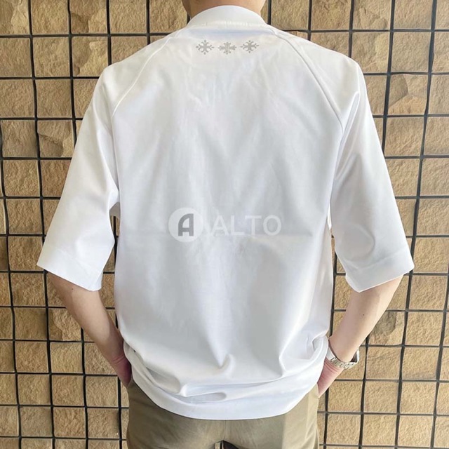 TATRAS タトラス JANI  ジャニ ロゴ入りロングTシャツ　ホワイト