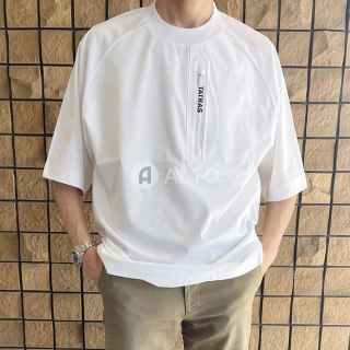 タトラス(TATRAS)のTATRAS タトラス JANI  ジャニ ロゴ入りロングTシャツ　ホワイト  (Tシャツ/カットソー(半袖/袖なし))