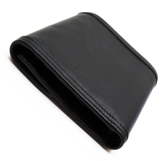 【美品】 Ferragamo フェラガモ 三つ折り財布 ブラック 黒