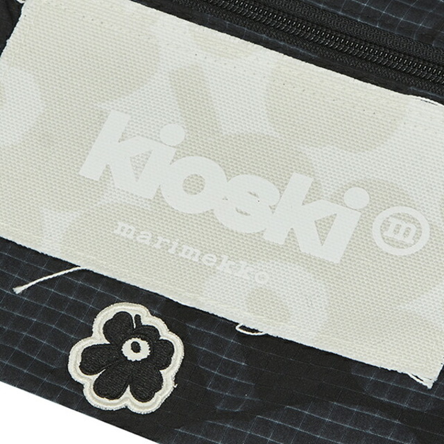 marimekko(マリメッコ)の新品 マリメッコ Marimekko ショルダーバッグ キオスキ Funny Cross Pocket Unikko Shoulder Bag ブラック レディースのバッグ(ショルダーバッグ)の商品写真