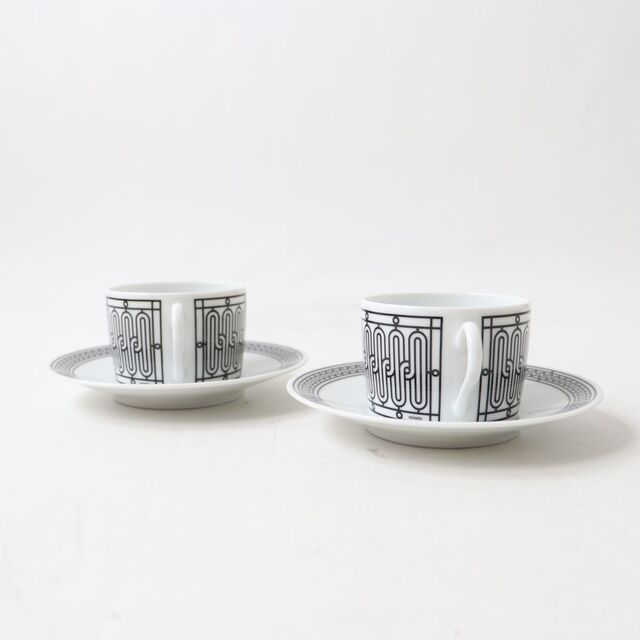エルメス HERMES Hデコ カップ&ソーサー 2客セット - www