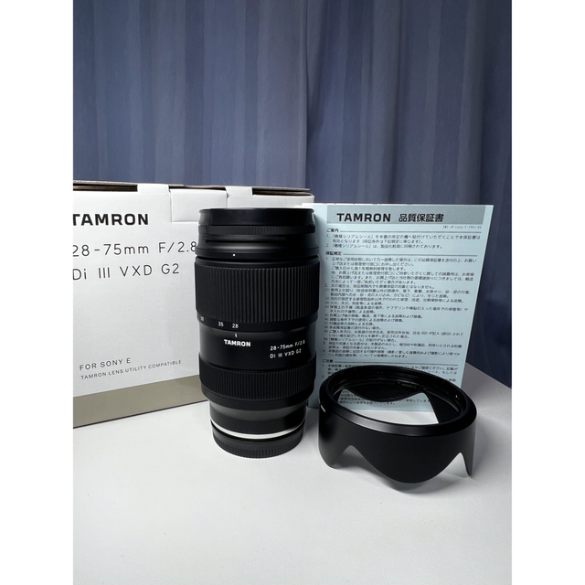 美品】タムロン 28-75mm F/2.8 Di III VXD G2 - レンズ(ズーム)