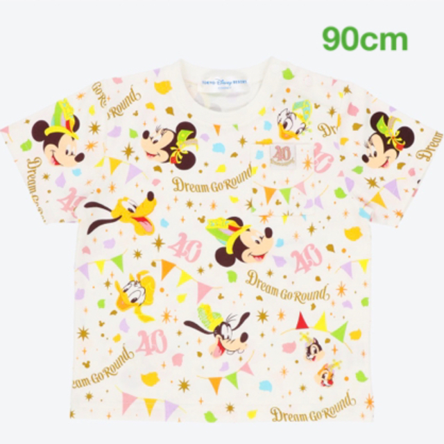 ディズニー　限定　ドリームゴーラウンド　40周年  tシャツ リボン 2点セット