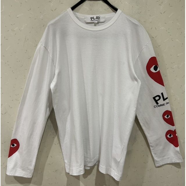 ＊PLAY COMME des GARCONS ハート ロゴ カットソー XL