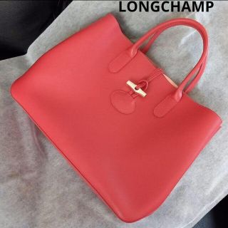 ロンシャン(LONGCHAMP)のロンシャン ロゾ☆LONGCHAMP   ROSEAU ☆ハンドバッグA4収納可(ハンドバッグ)