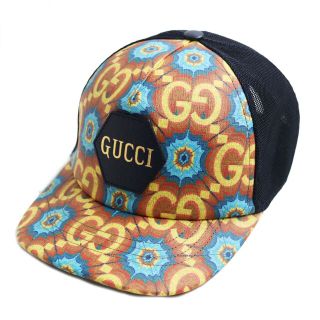 グッチ(Gucci)の未使用品●2022年製 GUCCI グッチ 679995 100周年記念 GGカレイドスコープ ベースボールキャップ/帽子 マルチカラー S イタリア製 正規品(キャップ)