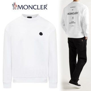 41 MONCLER ホワイト スウェット トレーナー size L
