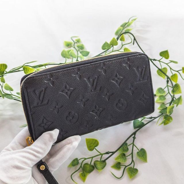 激安先着 LOUIS VUITTON ブラック 長財布 ジッピーウォレット