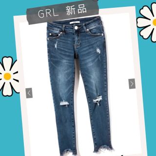 グレイル(GRL)の新品未使用タグ付きGRLパンツ(デニム/ジーンズ)