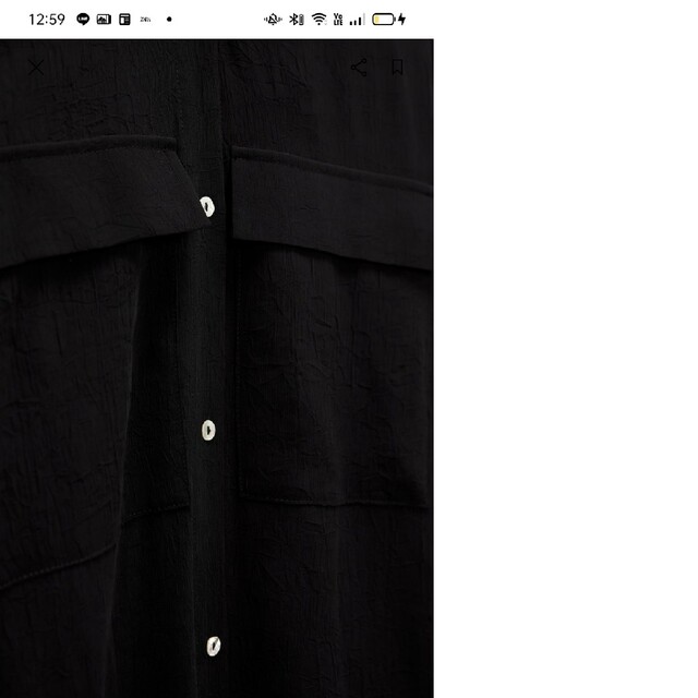 ZARA(ザラ)のシースルー シャツ  ZARA レディースのトップス(シャツ/ブラウス(長袖/七分))の商品写真