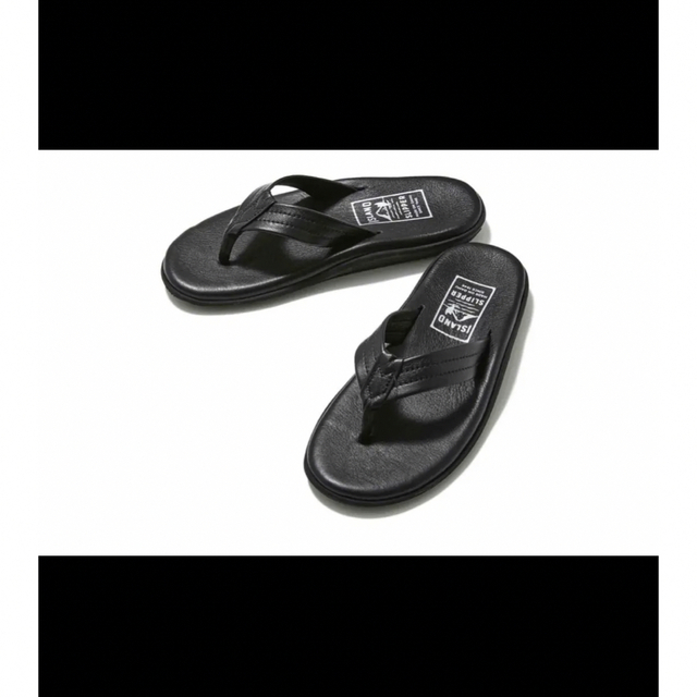 ISLAND SLIPPER(アイランドスリッパ)のアイランドスリッパ　ブラック レディースの靴/シューズ(サンダル)の商品写真