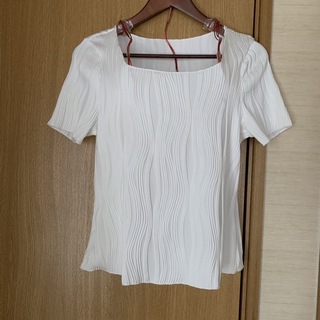 カットソー トップス ホワイト(Tシャツ/カットソー(半袖/袖なし))