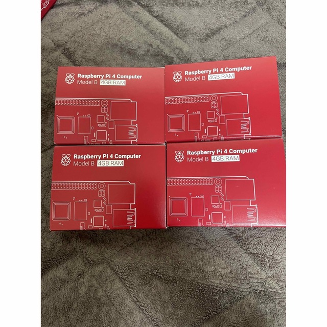 新品未開封 Raspberry Pi 4 Model B 4GB 4台セット | linnke.com.br