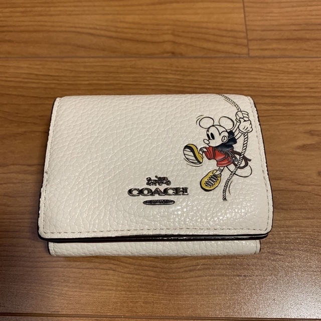 ★専用★COACHコーチ・ミッキーコラボ 三つ折り財布、キーホルダー