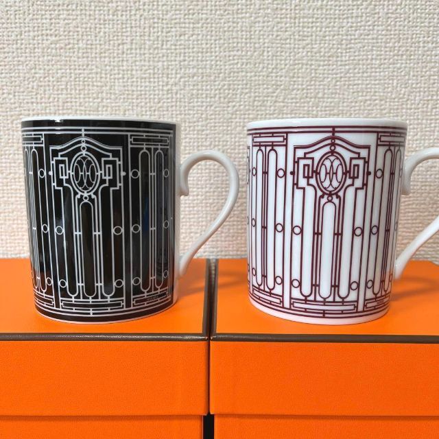 Hermes - 【新品 2個セット】エルメス アッシュデコ マグカップ ペアの