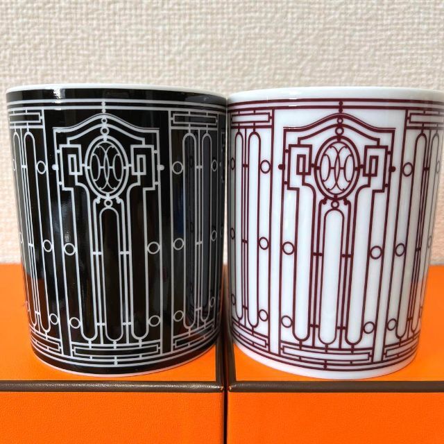 Hermes - 【新品 2個セット】エルメス アッシュデコ マグカップ ペアの