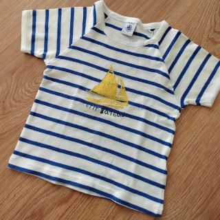 プチバトー(PETIT BATEAU)のプチバトー　PETIT BATEAU　半袖シャツ　ボーダー(Ｔシャツ)