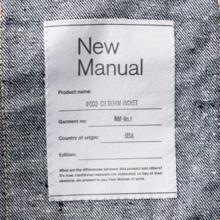 新品 new manual CH DENIM JACKET ONE-WASHEDの通販 by N's shop|ラクマ