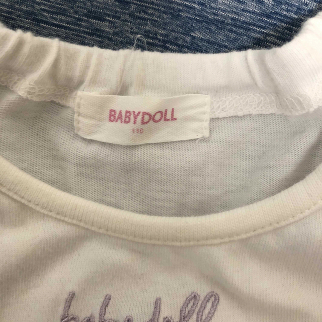 BABYDOLL(ベビードール)のBABYDOLL　セットアップ　110 キッズ/ベビー/マタニティのキッズ服女の子用(90cm~)(Tシャツ/カットソー)の商品写真