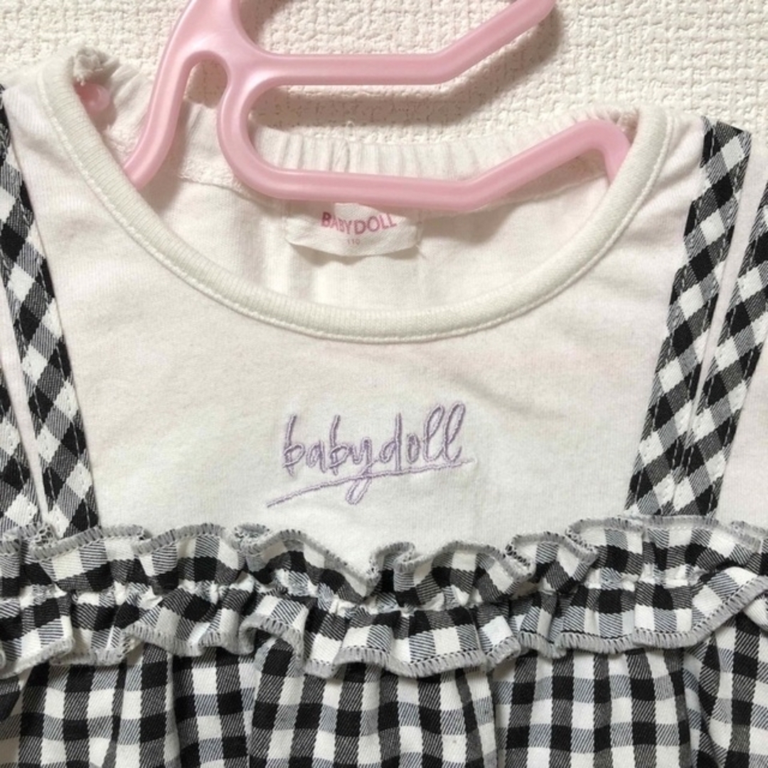 BABYDOLL(ベビードール)のBABYDOLL　セットアップ　110 キッズ/ベビー/マタニティのキッズ服女の子用(90cm~)(Tシャツ/カットソー)の商品写真