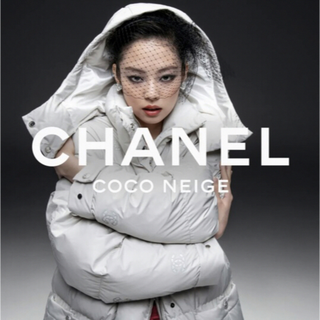 CHANEL - CHANEL シャネル blackpinkジェニー ダウンコートの CHANEL - CHANEL シャネル blackpinkジェニー ダウンコートの