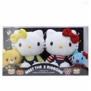 サンリオ　ハローキティ　ぬいぐるみ　限定　meet the 2 ribbon