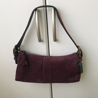 コーチ(COACH)の美品☆コーチ☆スウェードバッグ(ハンドバッグ)