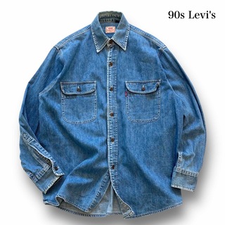リーバイス(Levi's)の【Levi's】90s リーバイス デニムシャツ ヴィンテージ オーバーサイズ(シャツ)