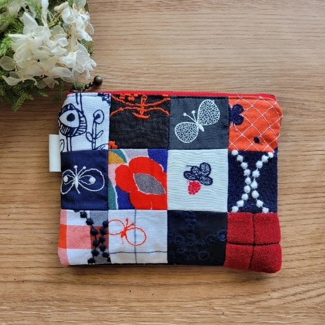 ミナペルホネン ハンドメイド ポーチ - 財布・ケース・小物入れ ミナペルホネン ハンドメイド ポーチ - 財布・ケース・小物入れ