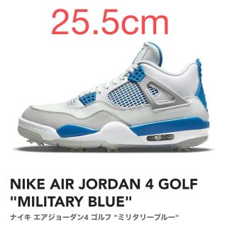 ナイキ(NIKE)のNIKE AIR JORDAN 4 GOLF "MILITARY BLUE"(シューズ)