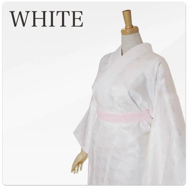 洗える襦袢 長襦袢 白 LLサイズ レディースの水着/浴衣(着物)の商品写真