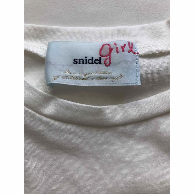 SNIDEL(スナイデル)のsnidel girl スナイデルガール ブラウス 100cm 新品未使用 キッズ/ベビー/マタニティのキッズ服女の子用(90cm~)(ブラウス)の商品写真