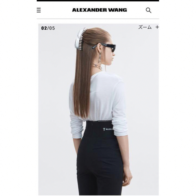 アレキサンダーワン ハイウエストレギンスパン Alexander wang 黒 - その他