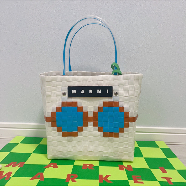 新品！マルニ マーケット MARNI MARKET サン バスケット バッグ 夏