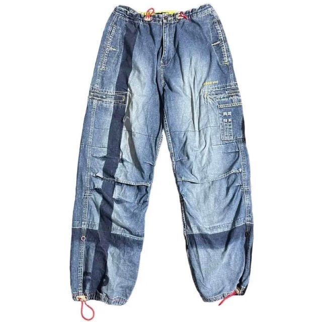 90's PEPE JEANS gimmick baggy pants - ワークパンツ/カーゴパンツ
