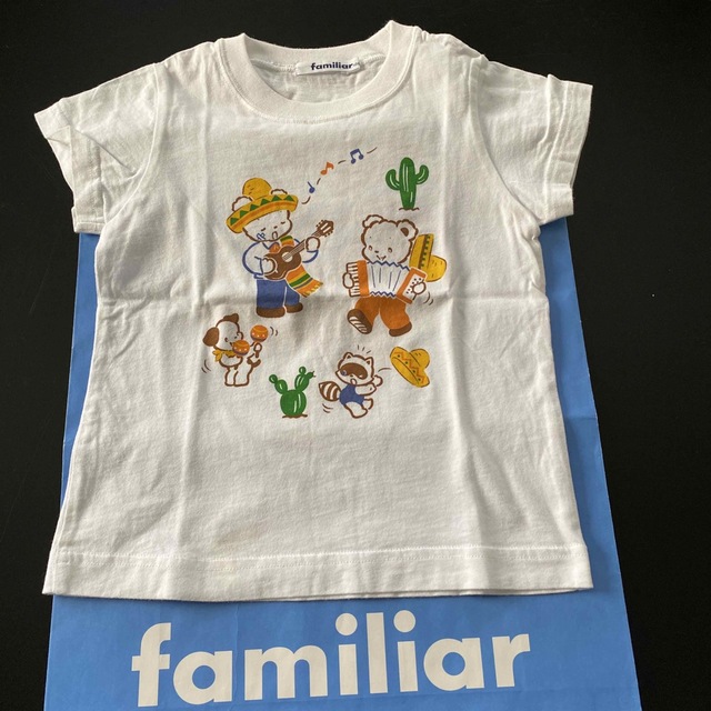familiar - ファミリアTシャツ100の通販 by りり's shop|ファミリア familiar - ファミリアTシャツ100の通販 by りり's shop|ファミリア