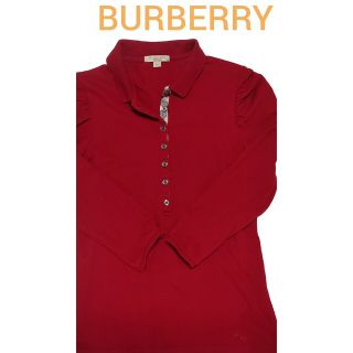 バーバリー(BURBERRY)のBURBERRY(バーバリー)レディース長袖ポロシャツ M(ポロシャツ)