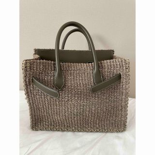 SEA - SEA かごバッグ M ミディアム カゴバーキン カーキ KHAKI の通販