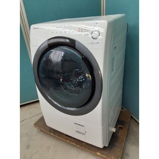 シャープ(SHARP)のマンションサイズ　シャープドラム式洗濯乾燥機7kg/3.5kg　ES-S7D(洗濯機)