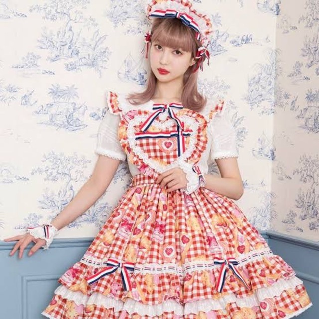 Angelic Pretty　ネイビー　ワンピース　カチューシャセット