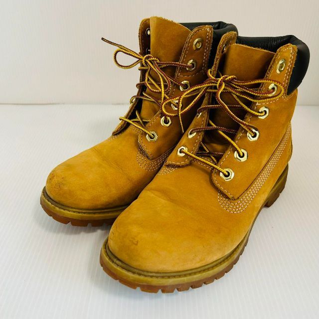 Timberland(ティンバーランド)の【良品】ティンバーランド プレミアムブーツ　24.0　7W ヌバック 10361 レディースの靴/シューズ(ブーツ)の商品写真