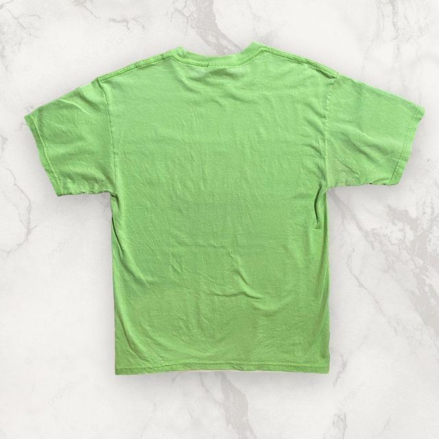 TCR 古着 Hanes 90s  黄緑 オークランド　バレーボール Tシャツ メンズのトップス(Tシャツ/カットソー(半袖/袖なし))の商品写真