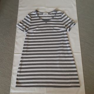 クレージュ(Courreges)のcourregesボーダーロングカットソー(カットソー(半袖/袖なし))